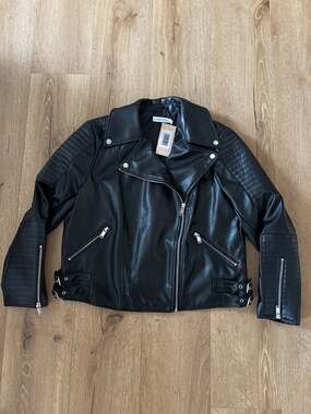 Quilted Faux Leather Jacket for Sale up to 90% Off: Poshmark display picture 1